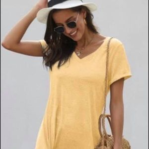 Yellow Knot Dress